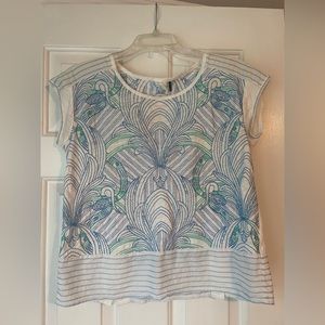 Anthropologie Embroidered Blouse by Akemi + Kin